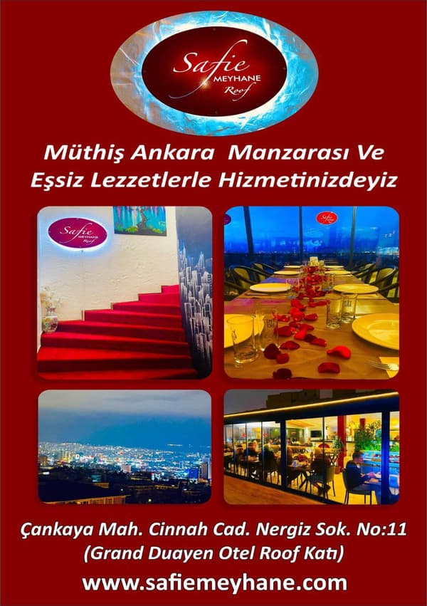 Safie Meyhane Roof Çankaya - 14. Fotoğraf Safie Meyhane Roof Çankaya - 14. Fotoğraf